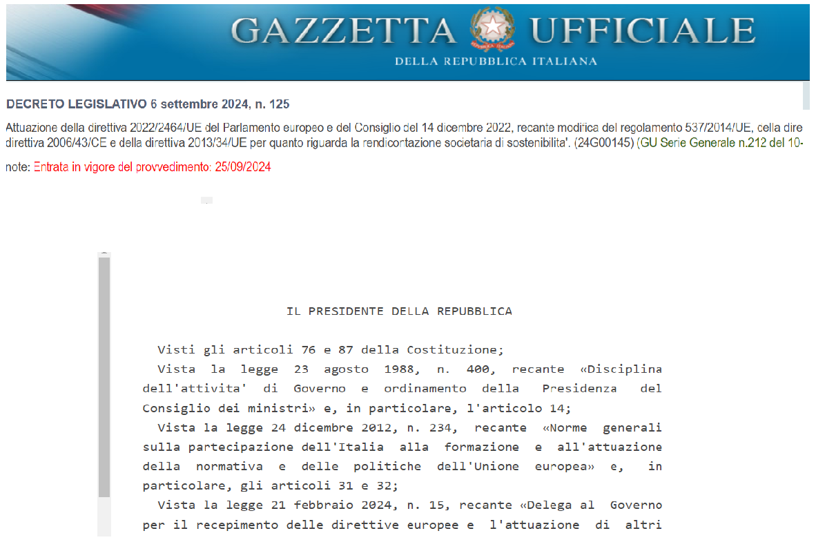 gazzetta ufficiale